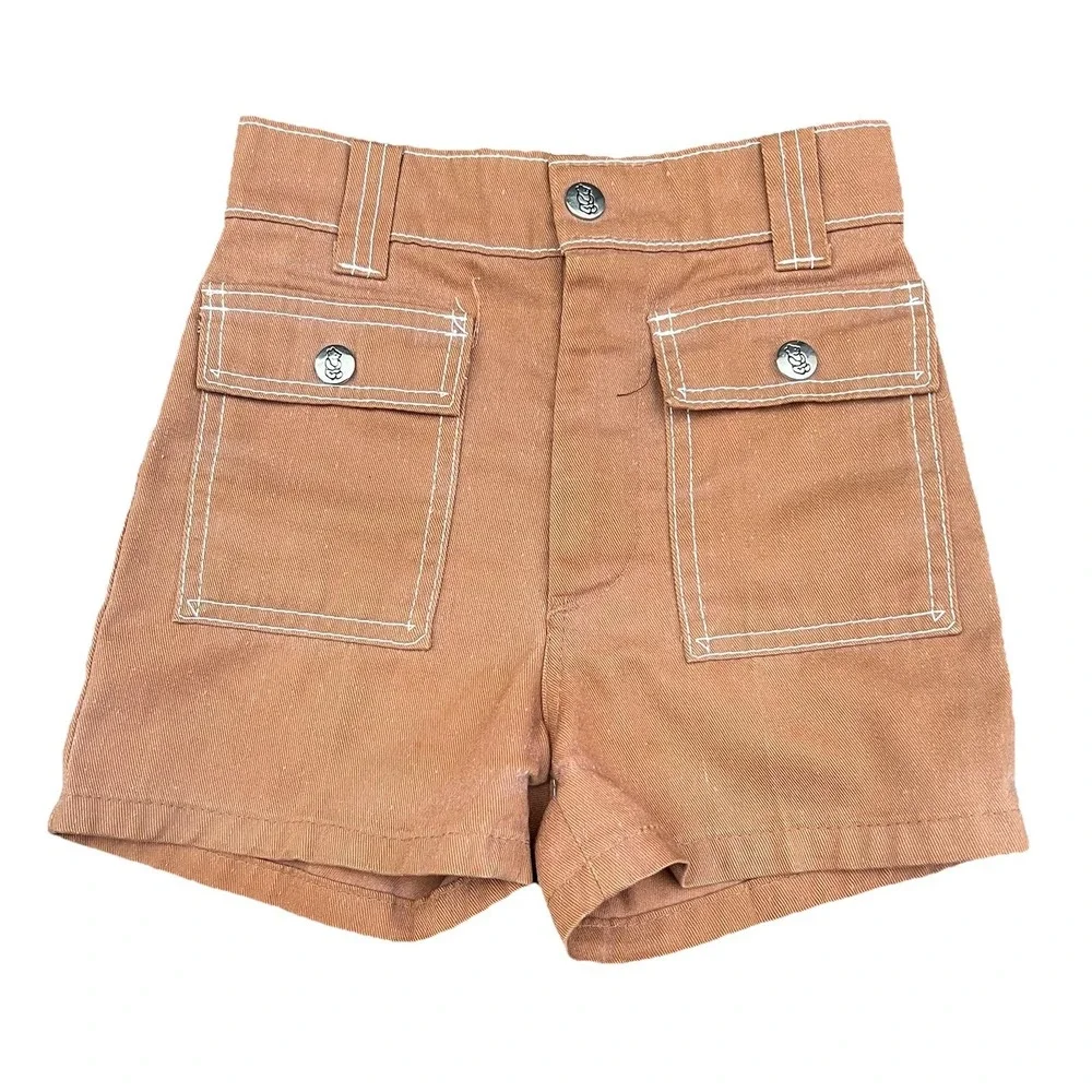 Vintage 70s Sears Winnie The Pooh Shorts Size 6 Perma Prest‎  Retro Disney Kids